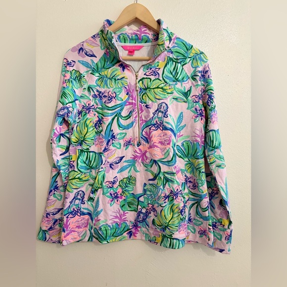 Lilly Pulitzer Mermaid In the shade popover M - Picture 1 of 7